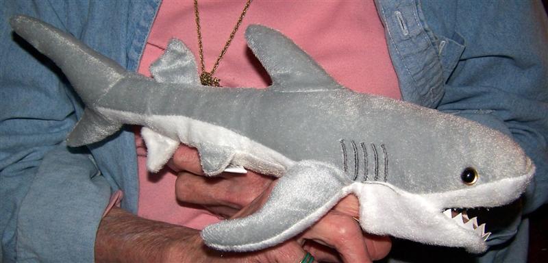 great white shark puppet