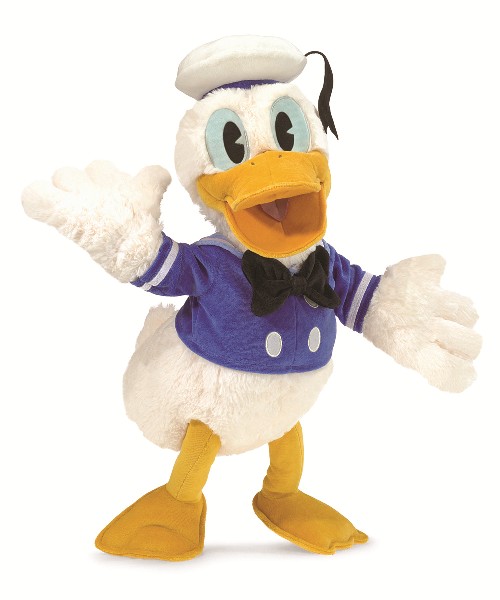 Disney Don Donald Fauntleroy Duck Soft Stuffed Plush Toy Animal Doll 10 inch USA 